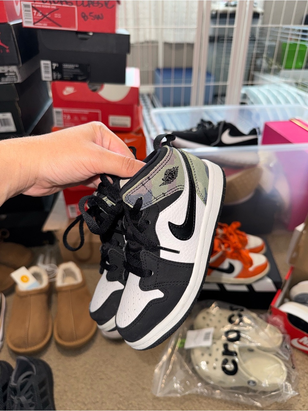 Nike Air Jordan 1 Mid Camo 10c